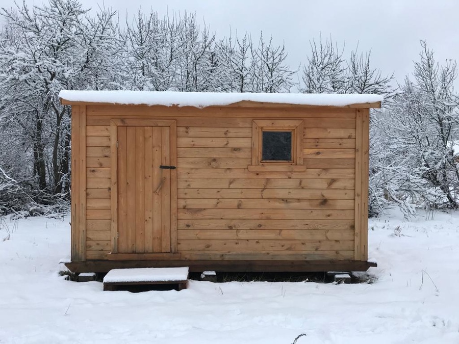 Перевозная баня 2,3 х 4 м