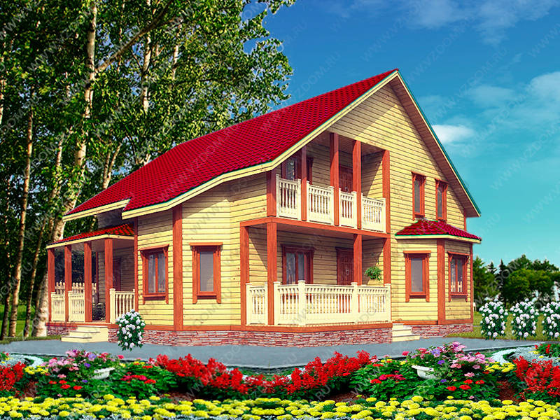 № 16-20. Дом из бруса 10х10,5